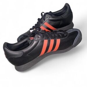 Adidas Samoa Black with Red Stripes Men's Sneakers